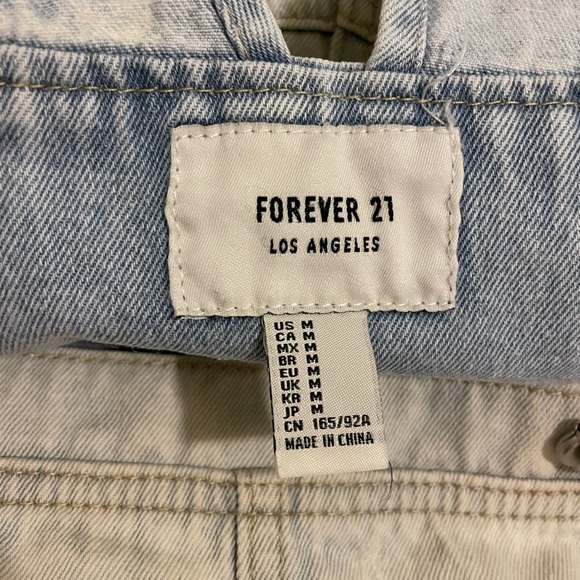 Forever 21 Jean Overalls Dress - Picture 2 of 3